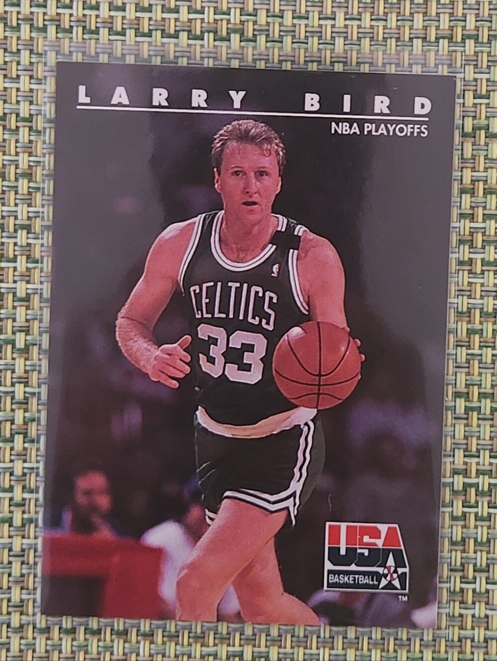 Larry Bird NBA Playoffs Collector Card